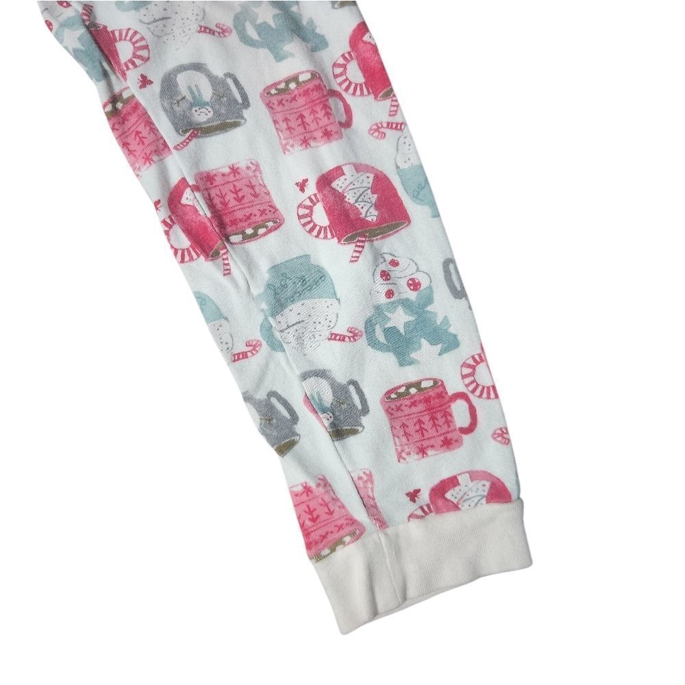 Burt's Bees Holiday Pajamas Size 10 2 Pc Christmas Hot Cocoa Organic Cotton - Picture 2 of 6